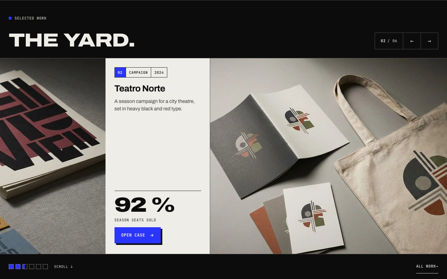Blockwork Framer template — screens 3 of 3