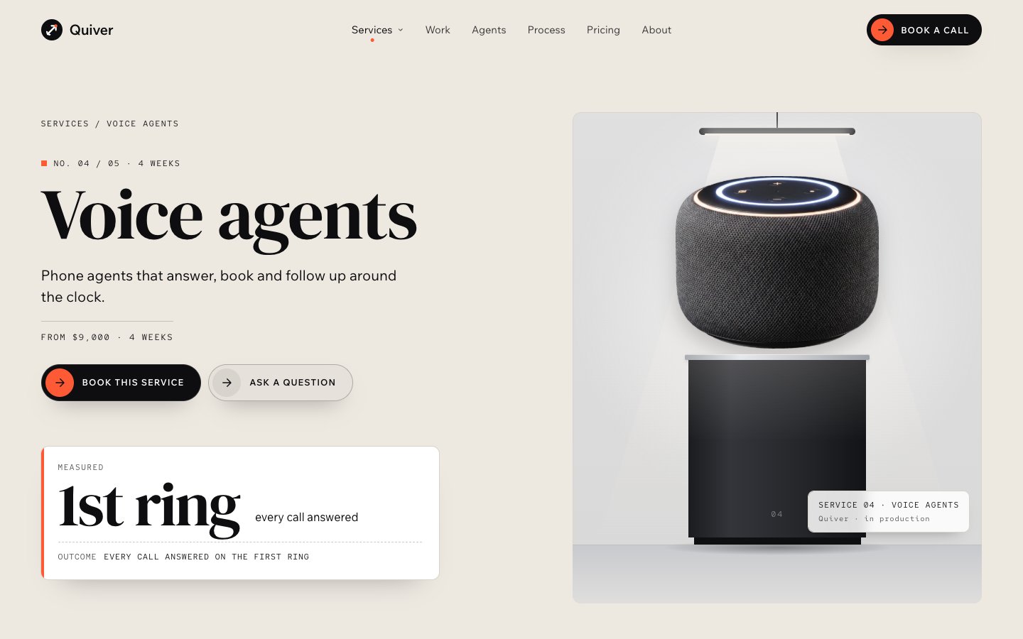 Quiver Framer template — screens 1 of 3