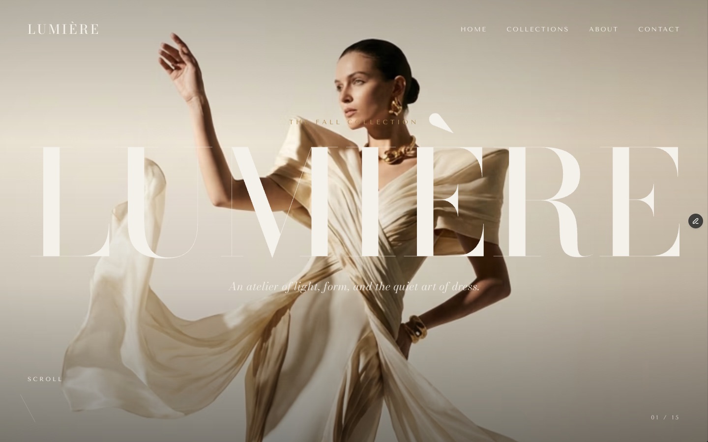 Maison Lumière — Fashion Framer template